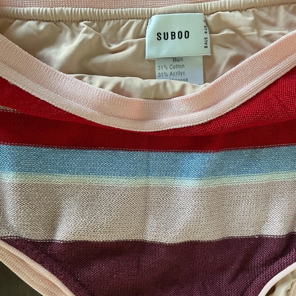 SUBOO Knit String Bikini 👙 Top & High-Rise Bottom - Picture 5 of 6